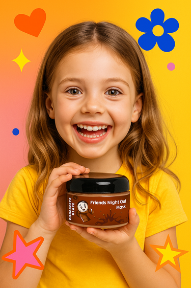 Chocolate Blast Clay Mask for Kids – Sweet Skincare Fun (4oz)